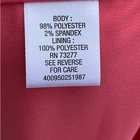 ELLE Melon Mini Ribbed Peekaboo Summer Flirty Sun Dress, Size 6 - Picture 7 of 10